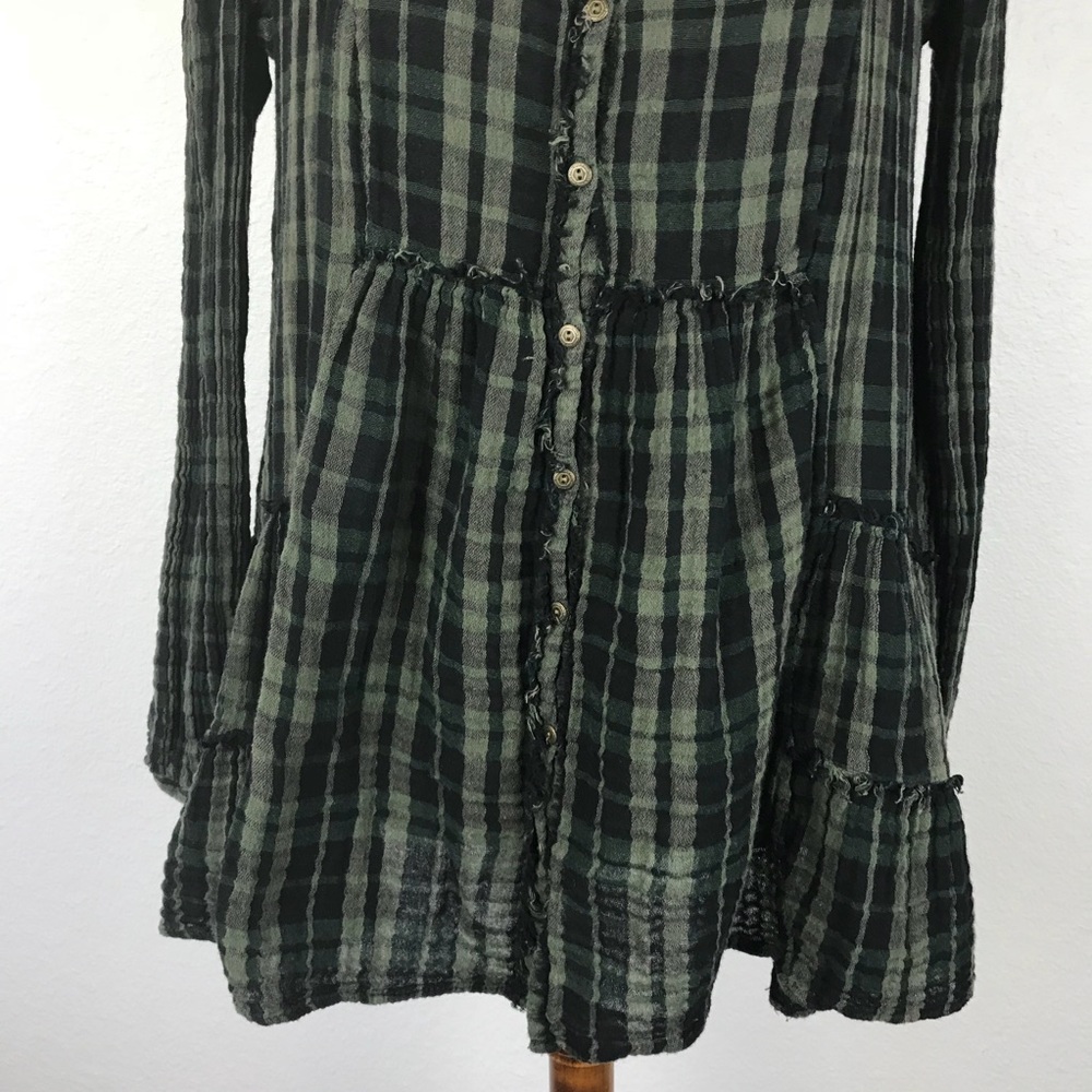 Free People Whistle While You Work Tunic Top T53 - Picture 4 of 8